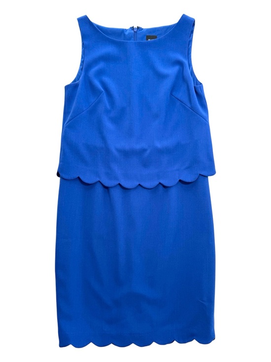 Dresses & Skirts - Saks Fifth Avenue Black label Royal Blue Scalloped Layer Shift Dress Size 2
